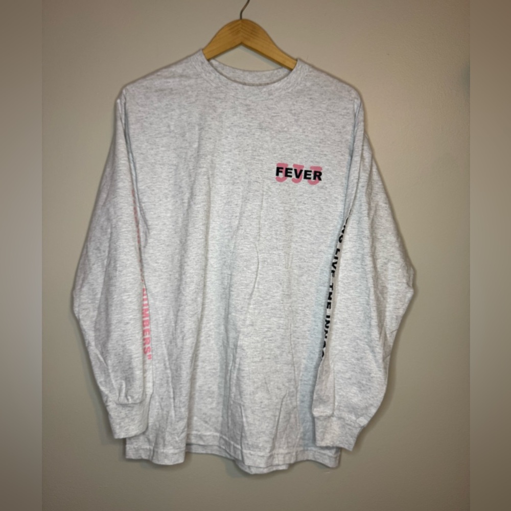 Fever 333 Graphic Long Sleeve T-Shirt Strength In Numbers‎ Men's M